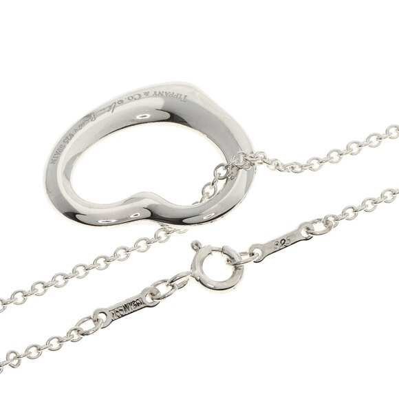 Tiffany Handbags - Tiffany Co Open Heart Necklace Silver